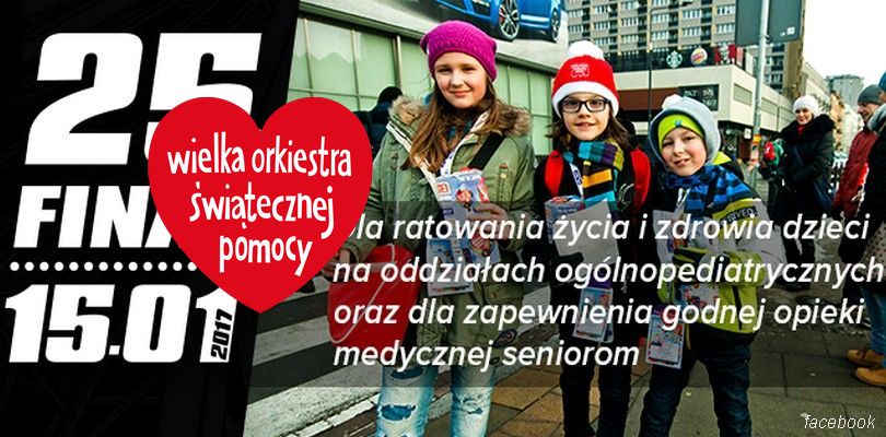 On Sunday, the 25th Grand Finale of the Great Orchestra of Christmas Charity to save the lives and health of children in general pediatric wards and to provide decent medical care to seniors